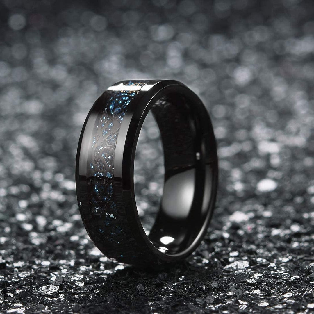 Dragon Ring - Black & Blue