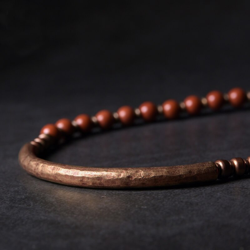 Sigrid | Natural Stones & Copper Handmade Bracelet