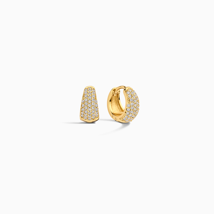 Jules Mini Hoop Earrings | 16k Gold