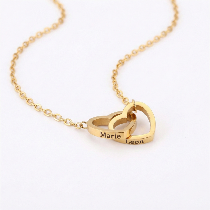 Valentine’s Gift - Personalized Names Necklace
