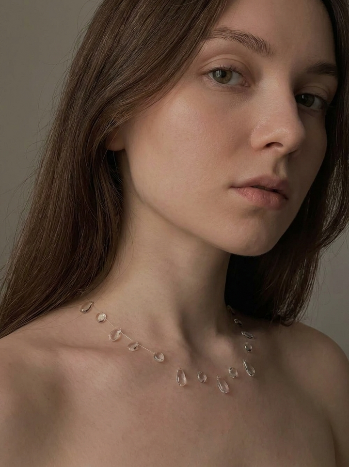 Water Drop Rain Necklace