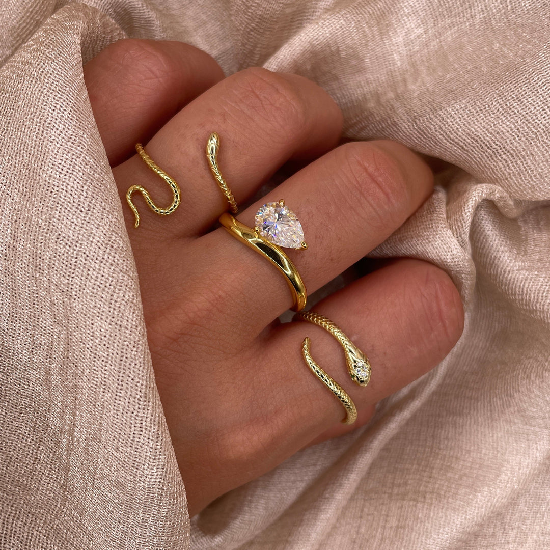 Snake Wrap 925 Sterling Silver Ring