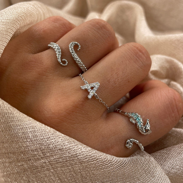 Octopus 925 Sterling Silver Ring