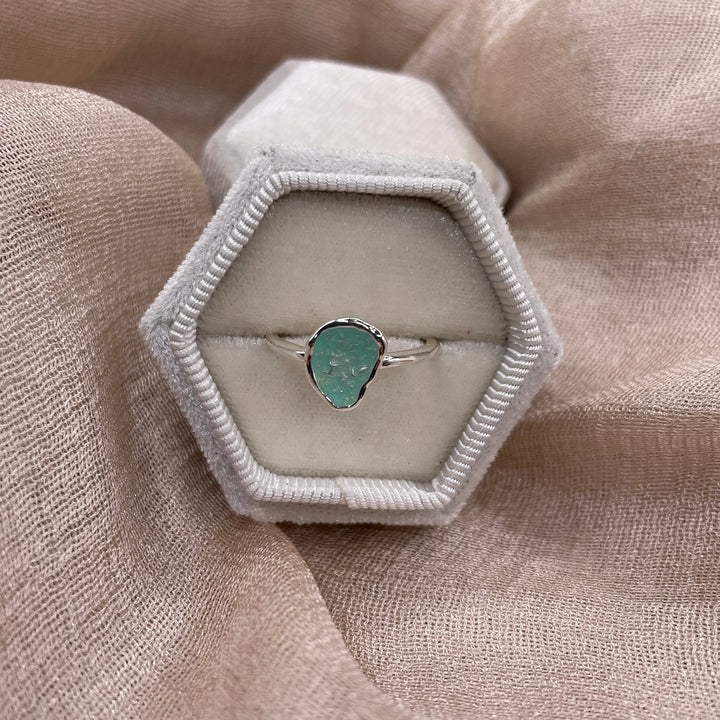 Sea Glass Glow 925 Sterling Silver Ring