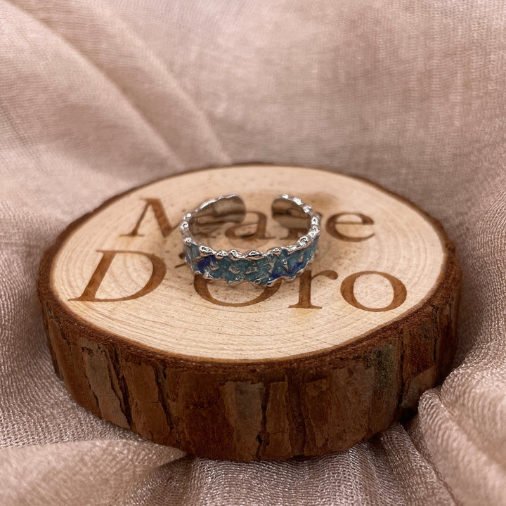 Ocean Edge Crest 925 Sterling Silver Ring