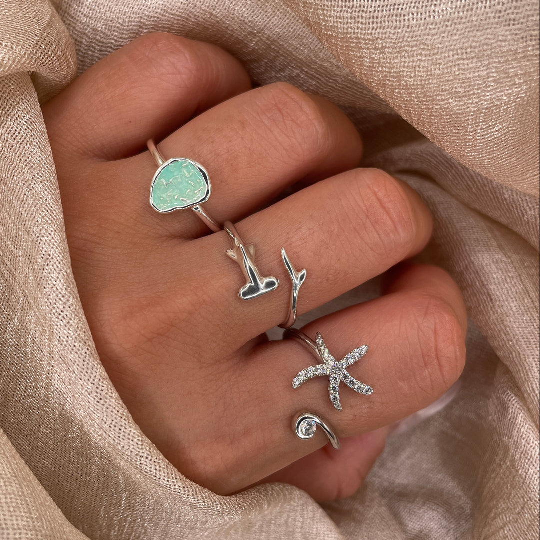 Hammerhead Shark 925 Sterling Silver Ring