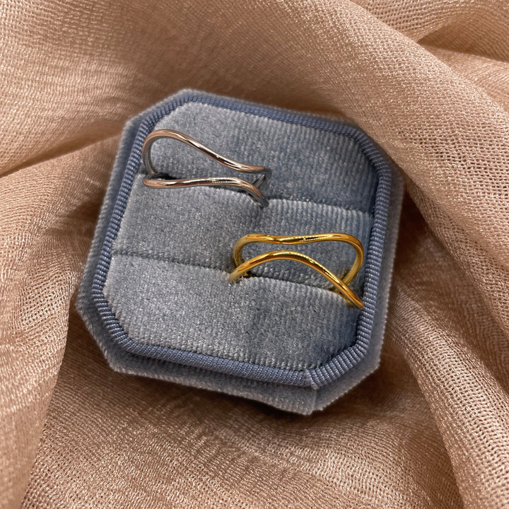 Dual Tide 925 Sterling Silver Ring