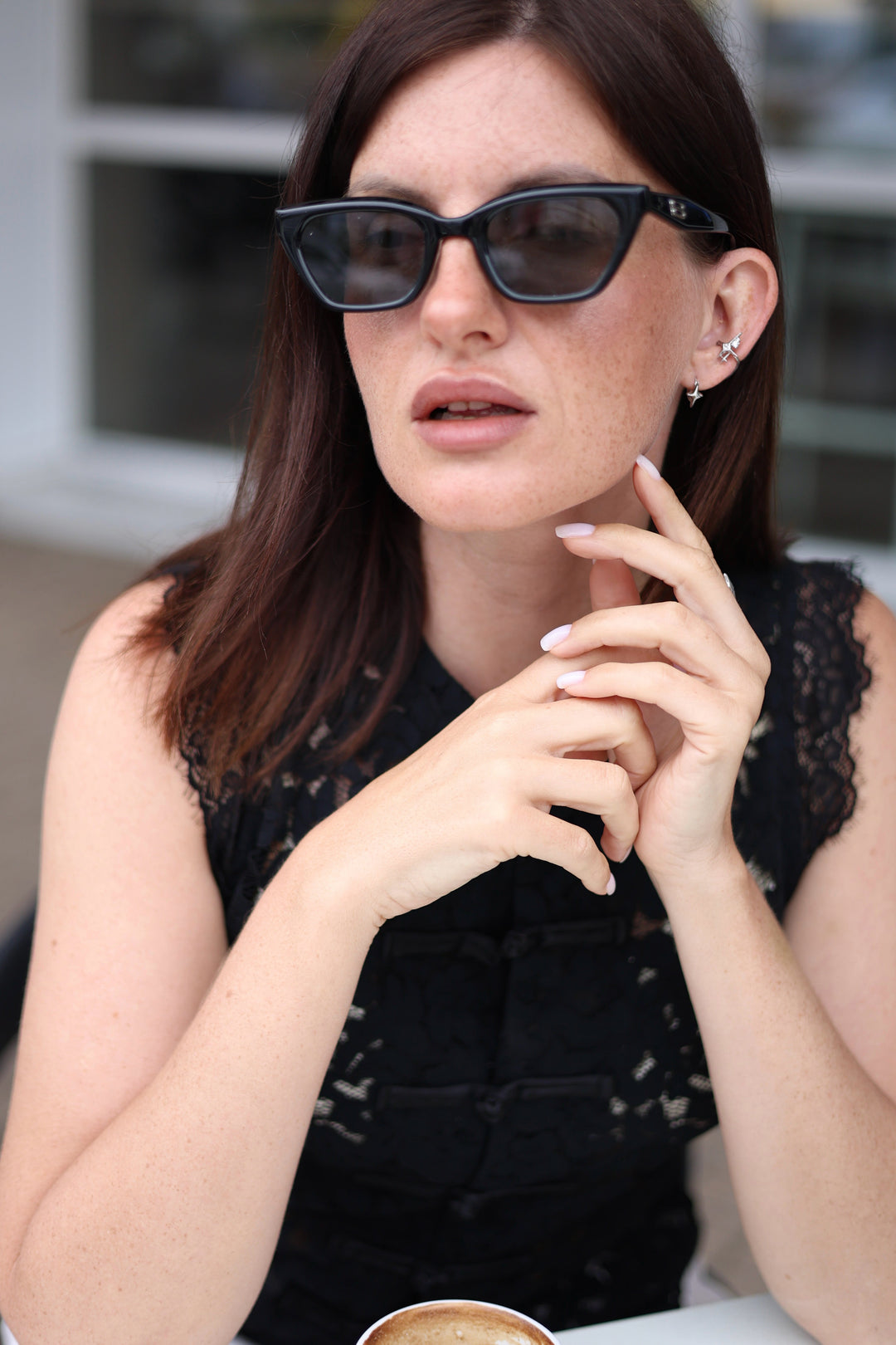 Star Huggie Hoop Earrings
