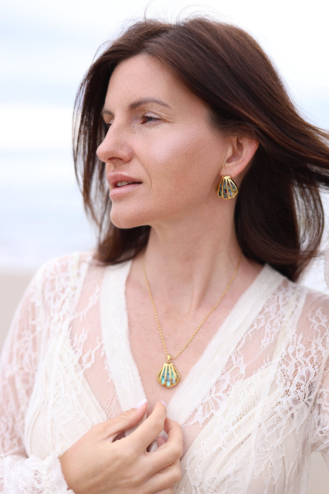 Pearl Shell Earrings