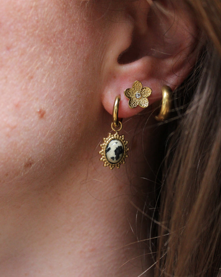 Jolie - Earrings - Natural Stone - Stainless Steel