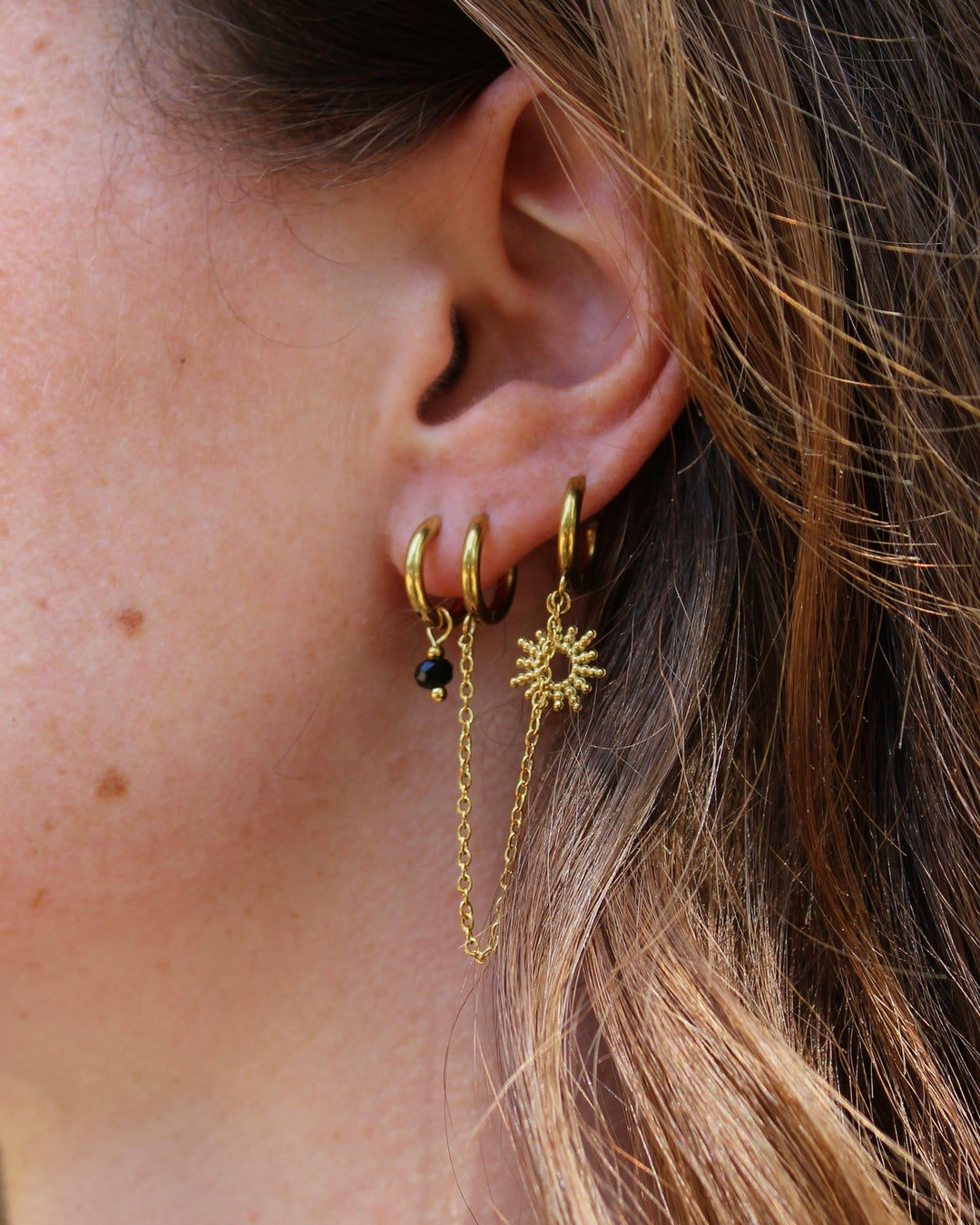 Rêver - Earrings - Natural stone - Stainless Steel