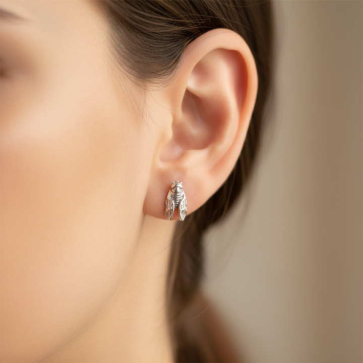 TINY CICADA STUDS (PAIR)