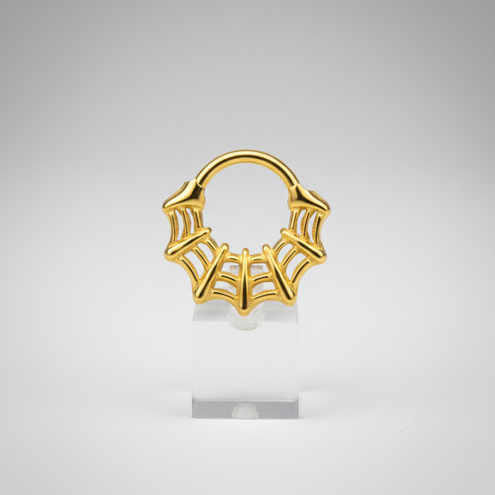 SPIDER WEB SEPTUM RING (1 PC)