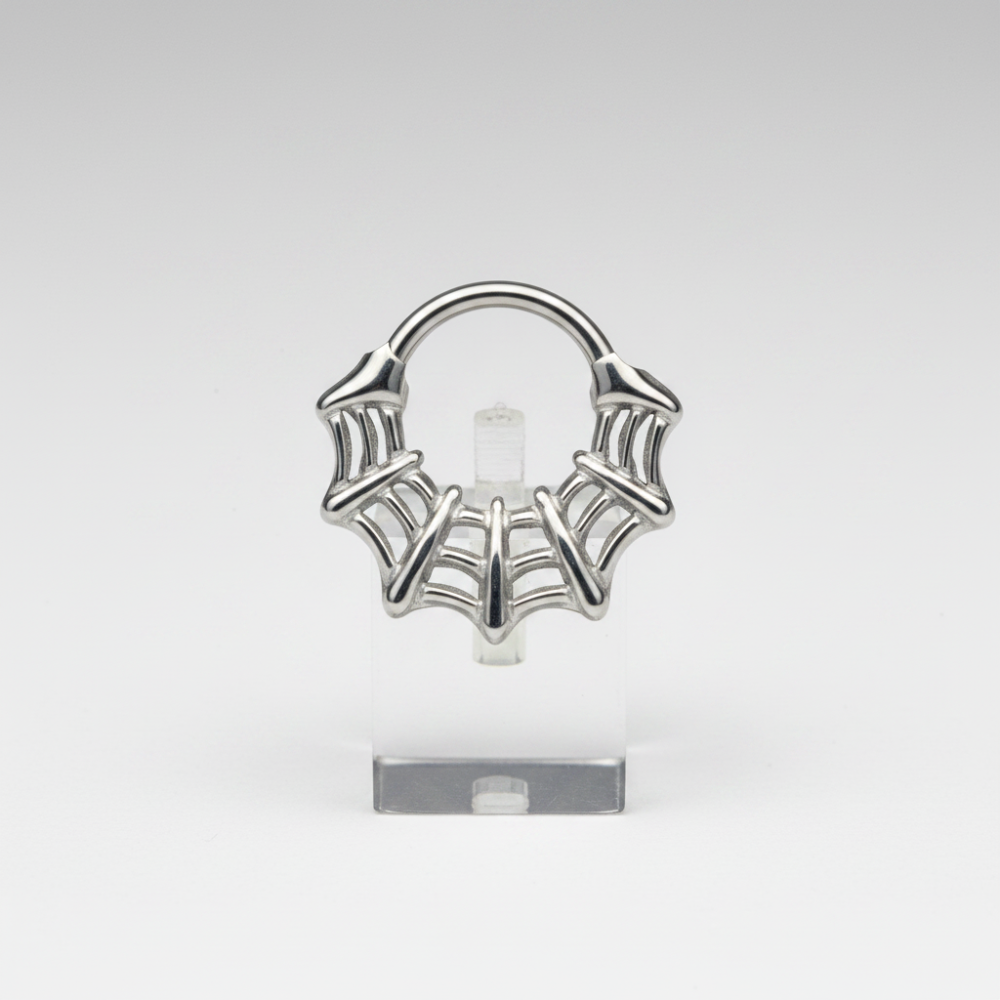 SPIDER WEB SEPTUM RING (1 PC)