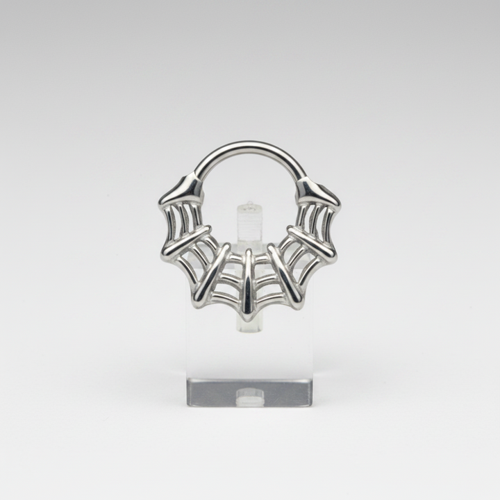 SPIDER WEB SEPTUM RING (1 PC)