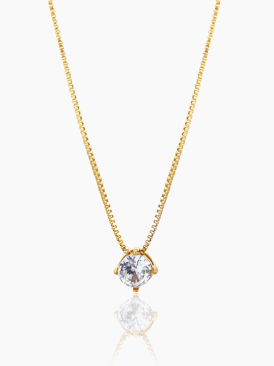 Juno Solitaire Necklace