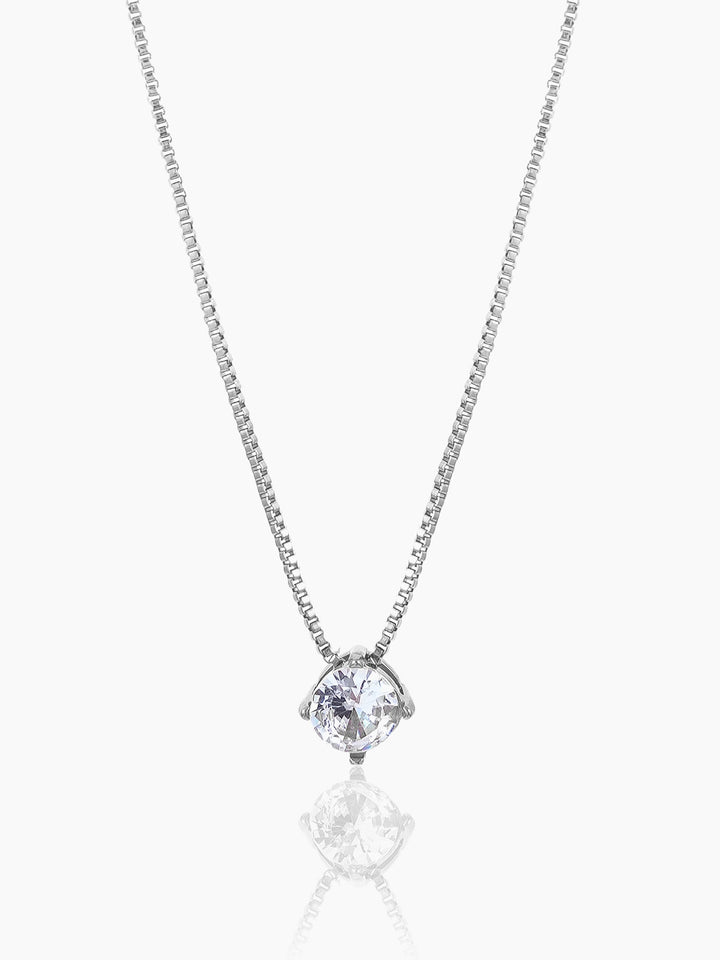 Juno Solitaire Necklace