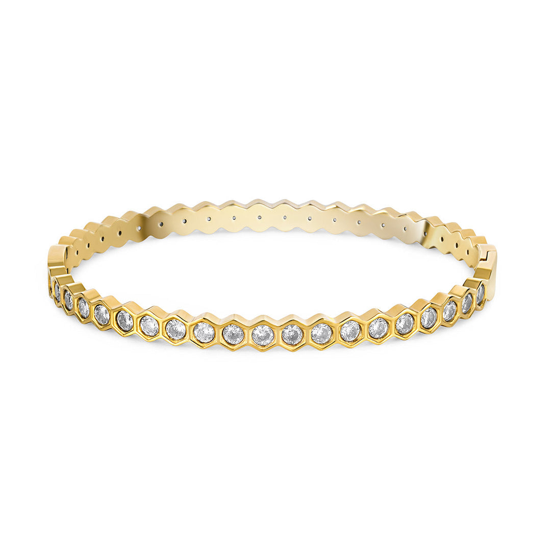 Victoria | Timeless Round Cuff Bracelet