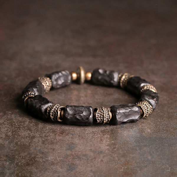 Bjorn | Handmade Ebony & Copper Bracelet
