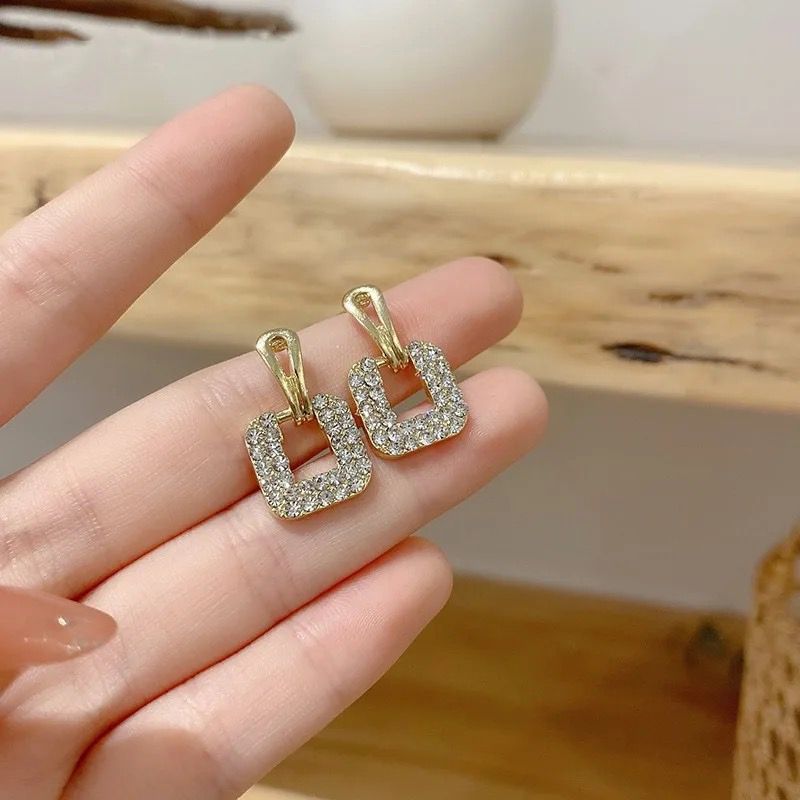 Korean Square Exquisite Stud Earrings