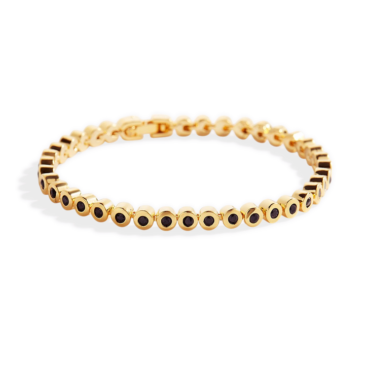 Black Gemstone Bracelet
