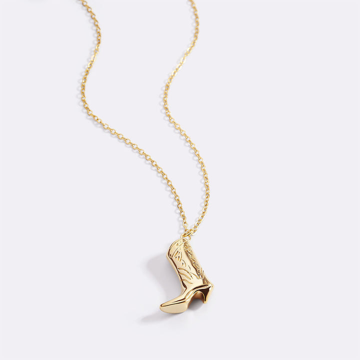 Cowboy Boot Necklace