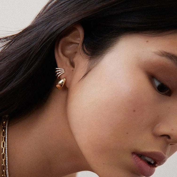 Multi Hoop Huggie Earrings