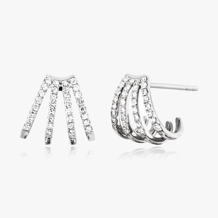 Multi Hoop Huggie Earrings