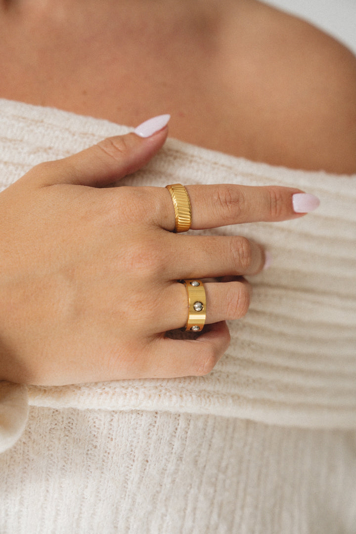 Victoria | Bold Sculpted Statement Ring