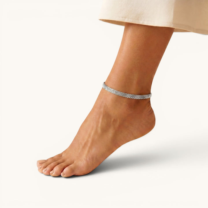 Nile Anklet Silver