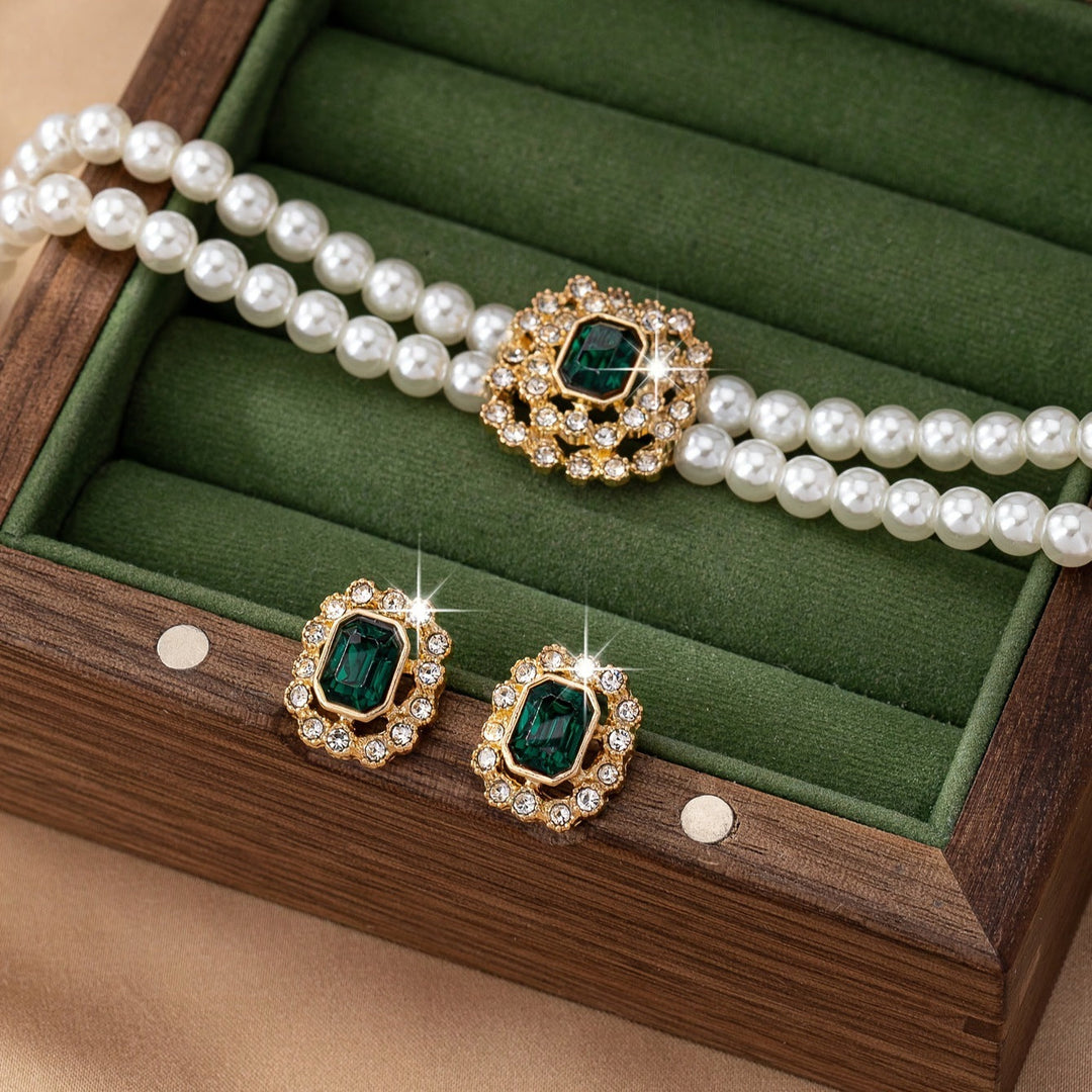 Bernadette | Jewelry Set | Emerald