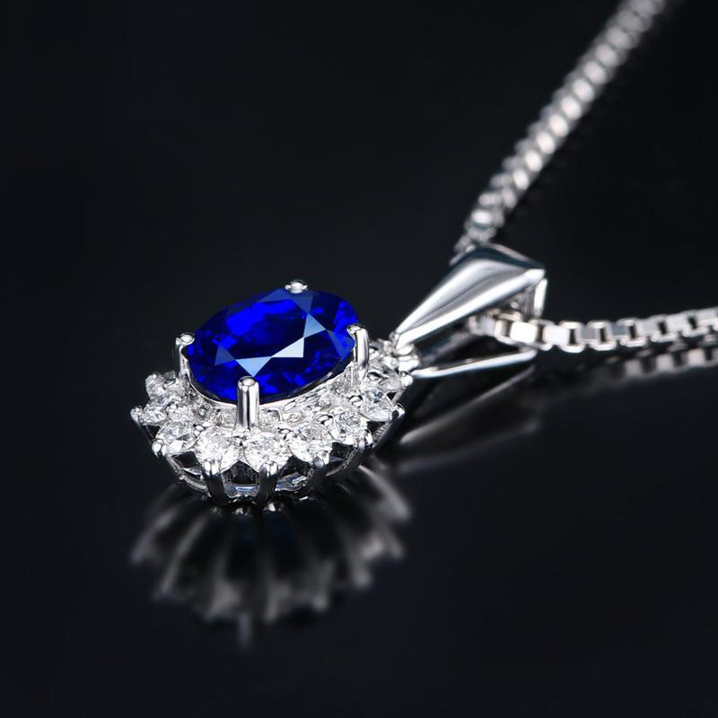 Blue Sapphire Fashion Pendant