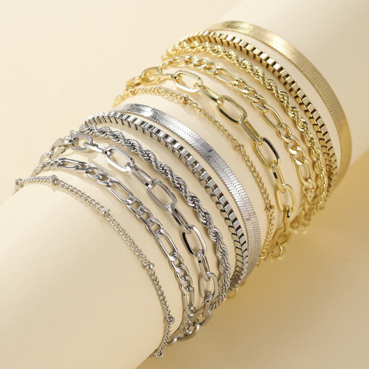 Evi | Bracelet Set | Gold