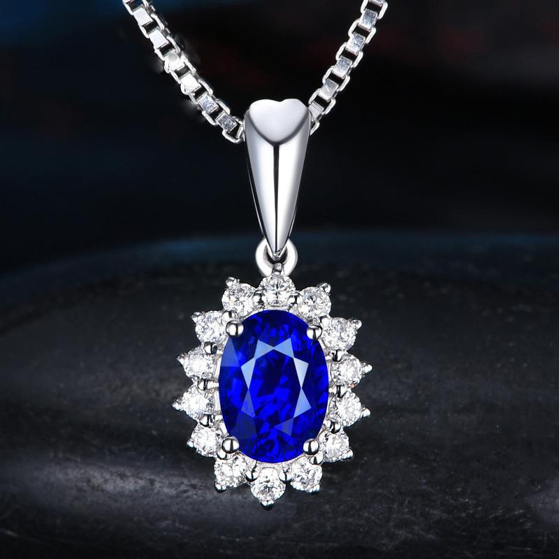 Blue Sapphire Fashion Pendant