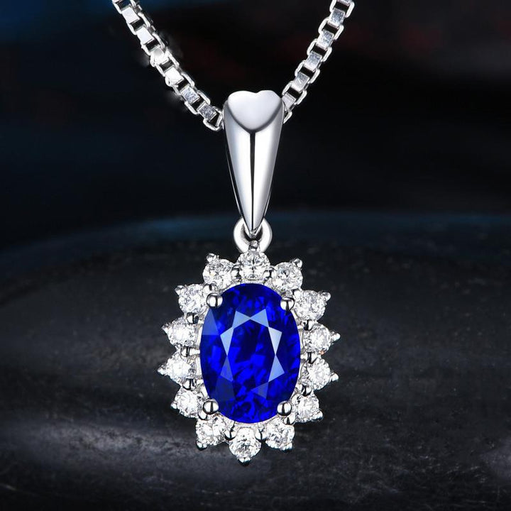 Blue Sapphire Fashion Pendant