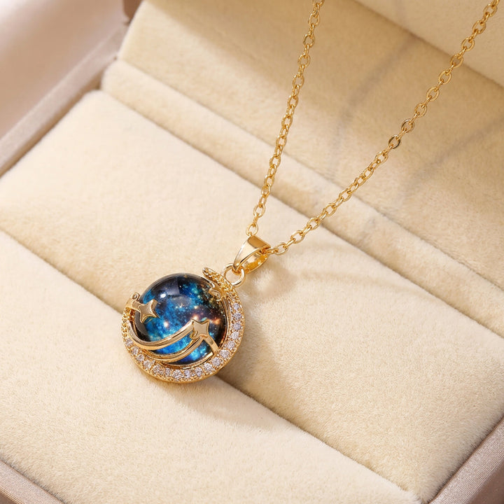 Cosmic Love Crystal Necklace