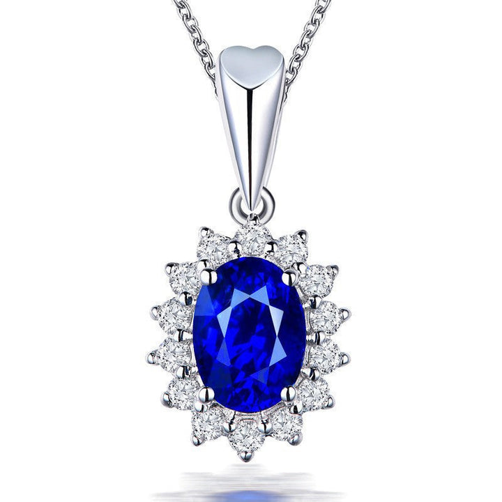 Blue Sapphire Fashion Pendant