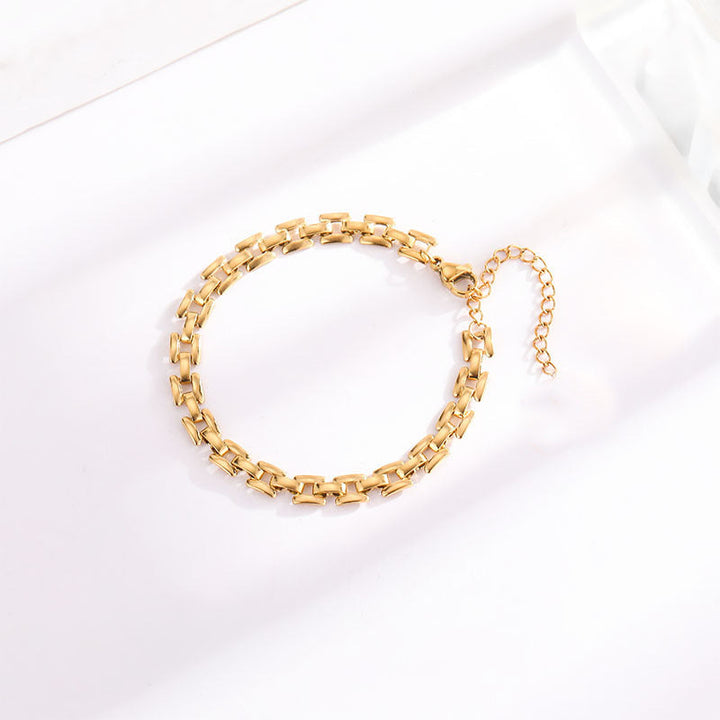 Chain Bracelet Timepiece | Gold