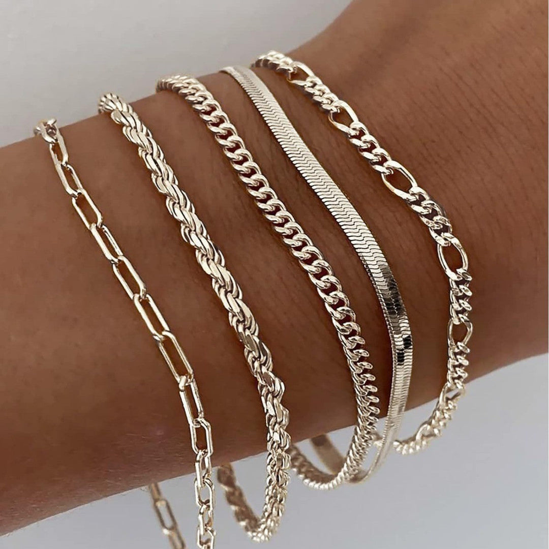 Evi | Bracelet Set | Gold