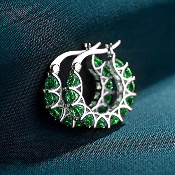Alma | Earrings | Emerald