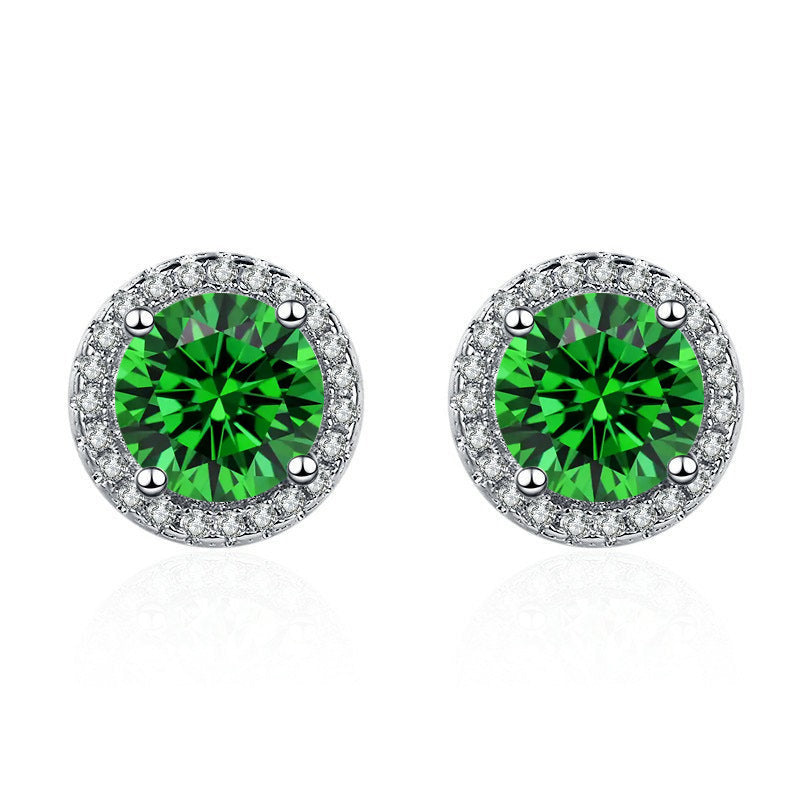 Antonia | Earrings | Emerald Green