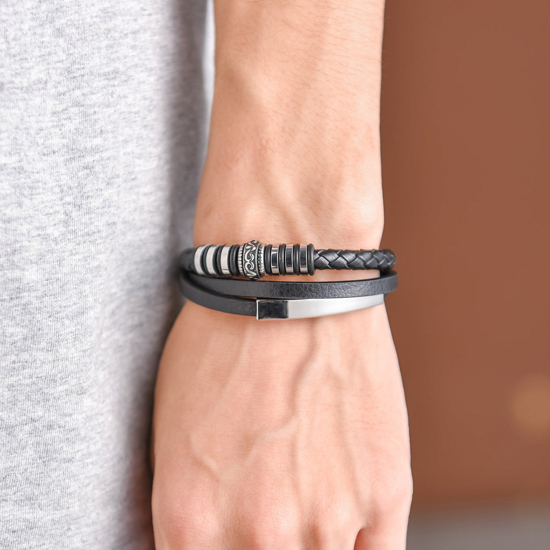 To My Grandson- Never forget how much I love you Bracelet