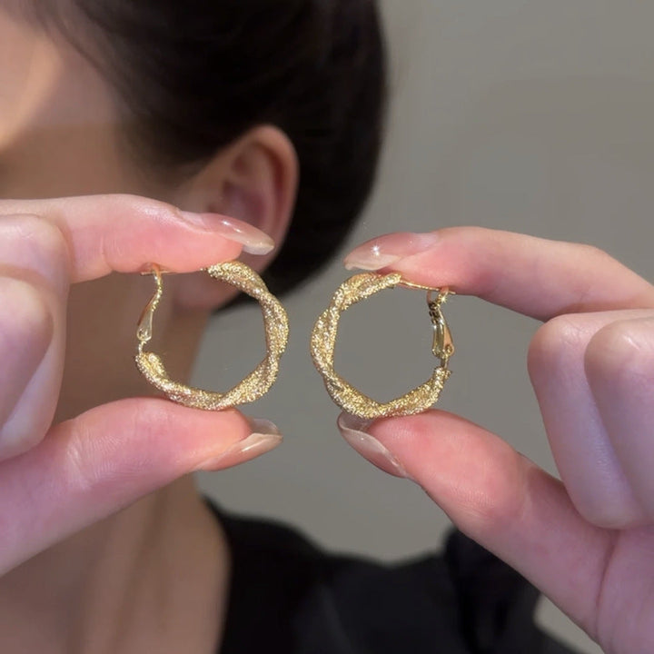 Minimalist Style Hoop Earrings