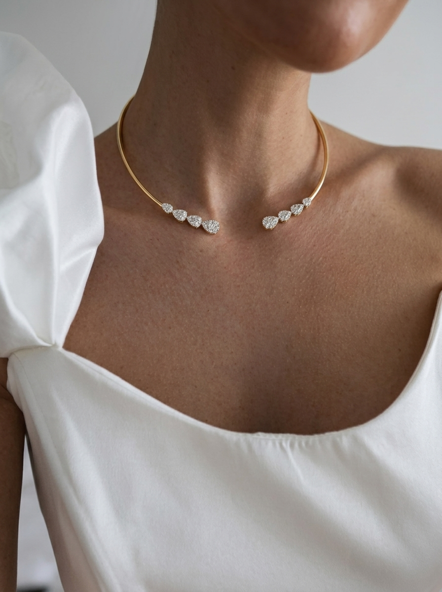Olive Branch Collar Necklace