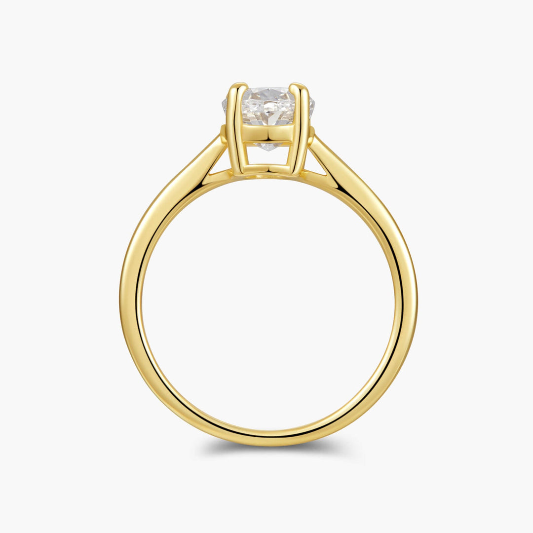 Oval Solitaire Ring