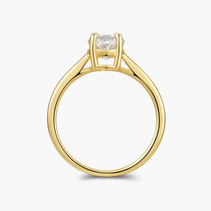 Oval Solitaire Ring