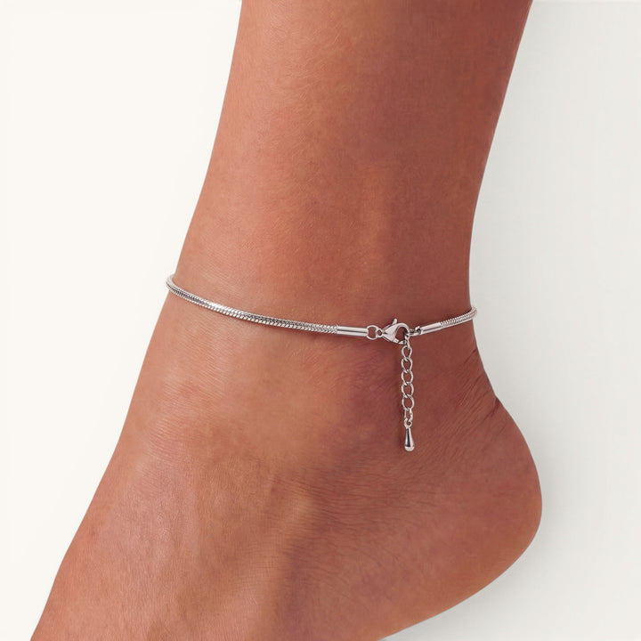 Snake Anklet Silver