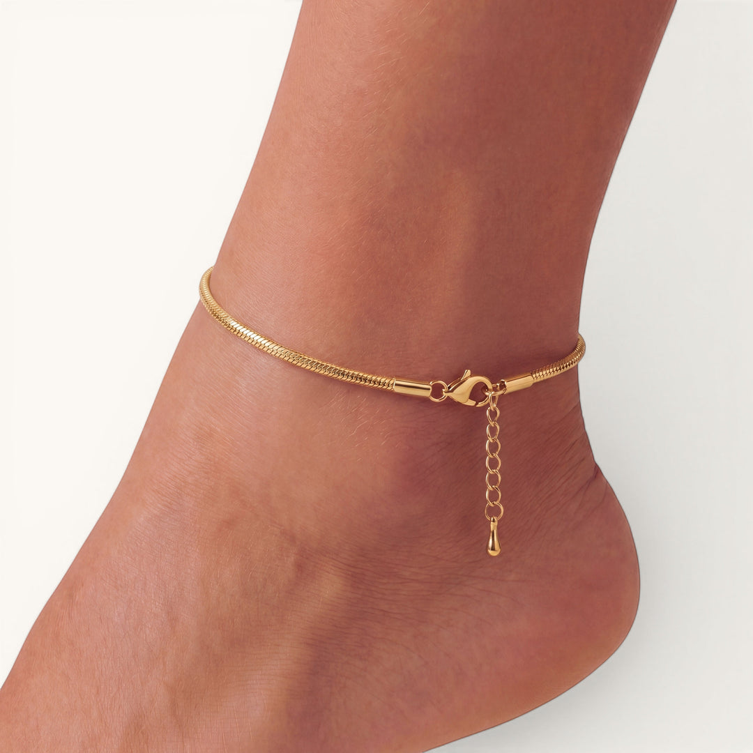 Snake Anklet Gold