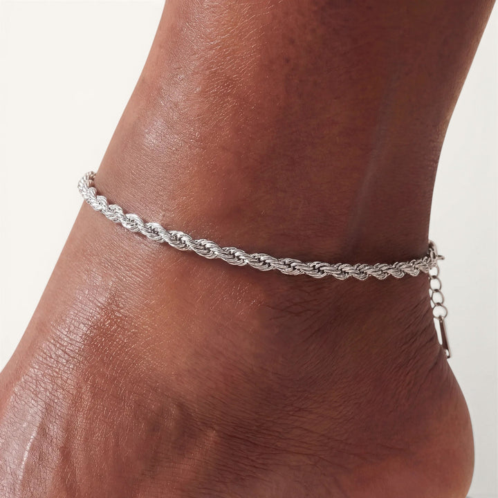 Rome Anklet Silver