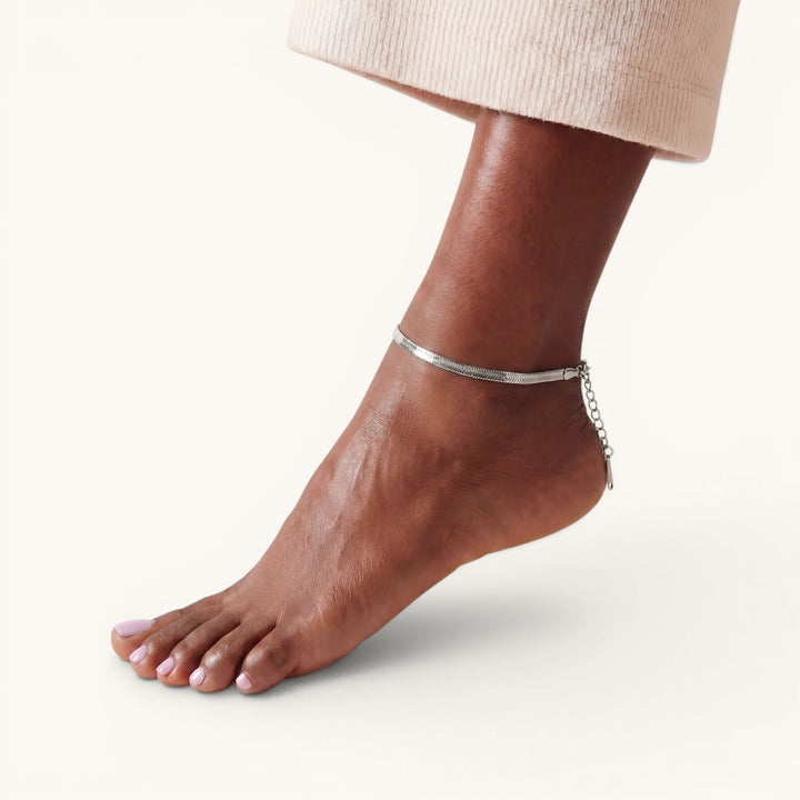 Cobra Anklet Silver